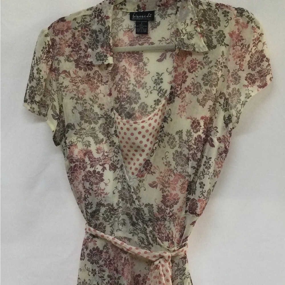 b.I.y.a.y.c.d.a   2 piece, size 12 floral dress